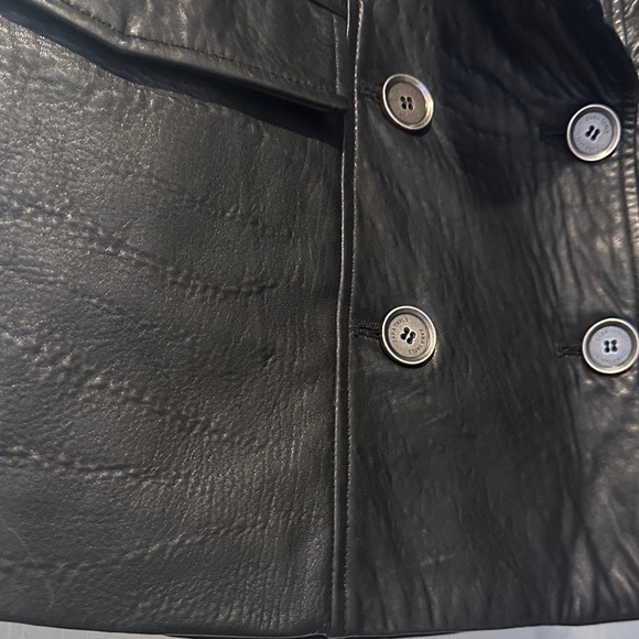 Zara SRPLS Real leather Mini Skirt - Picture 7 of 8